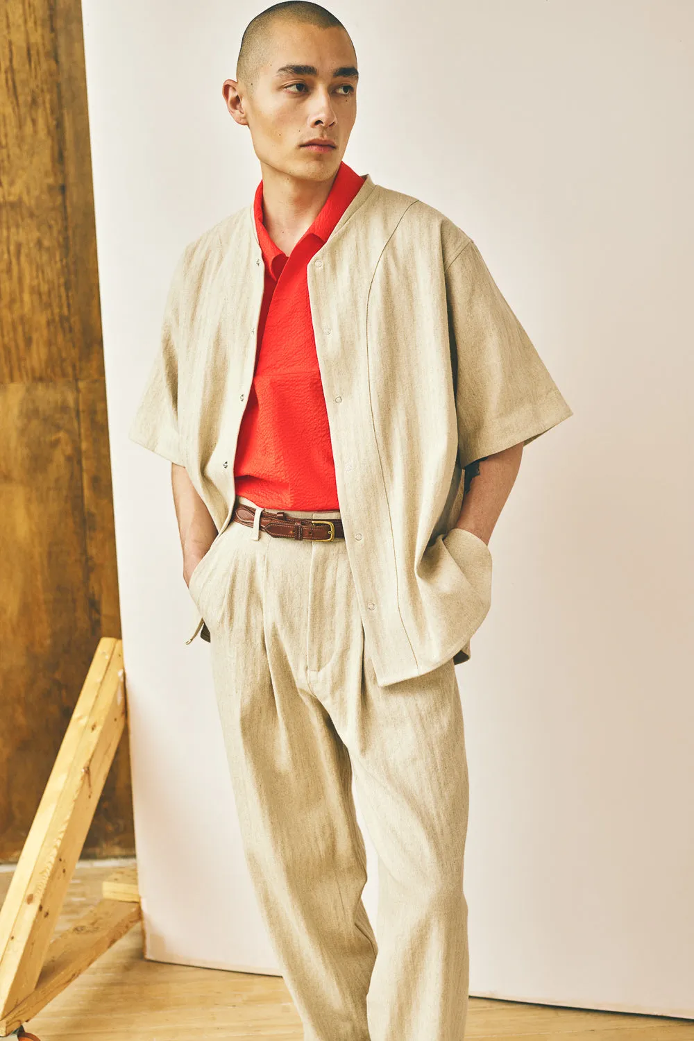 Baseball Tee - Straw sold by Devlyn van Loon