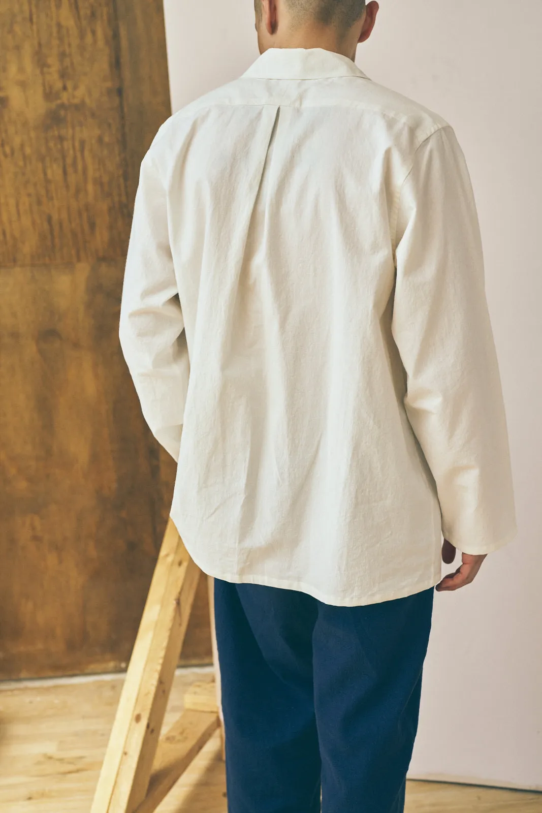 Oversized Snap Shirt - Salt sold by Devlyn van Loon product image thumbnail 5
