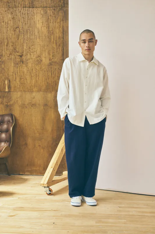 Oversized Snap Shirt - Salt made by Devlyn van Loon