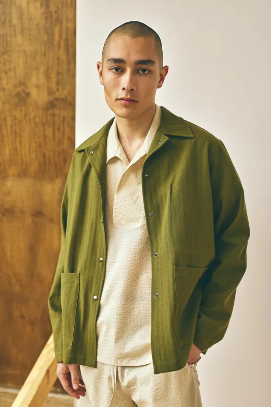 Work Shirt - Moss made by Devlyn van Loon