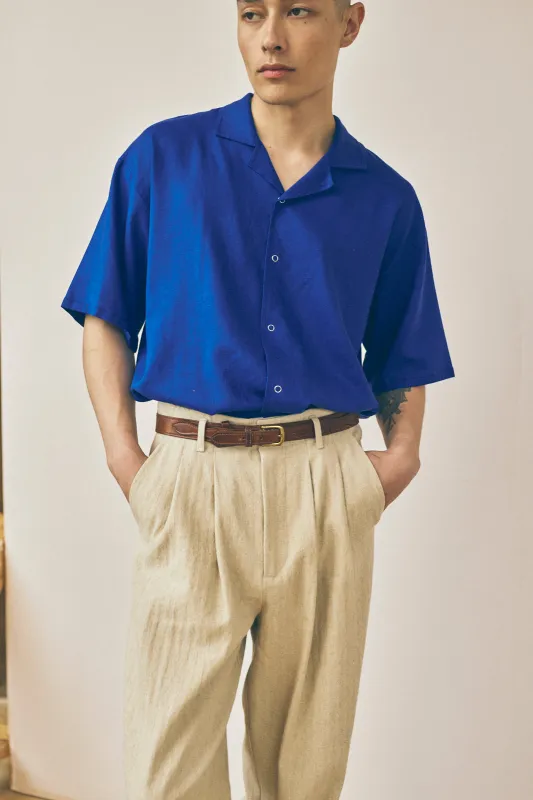 Camp Collar Shirt - Lapis made by Devlyn van Loon