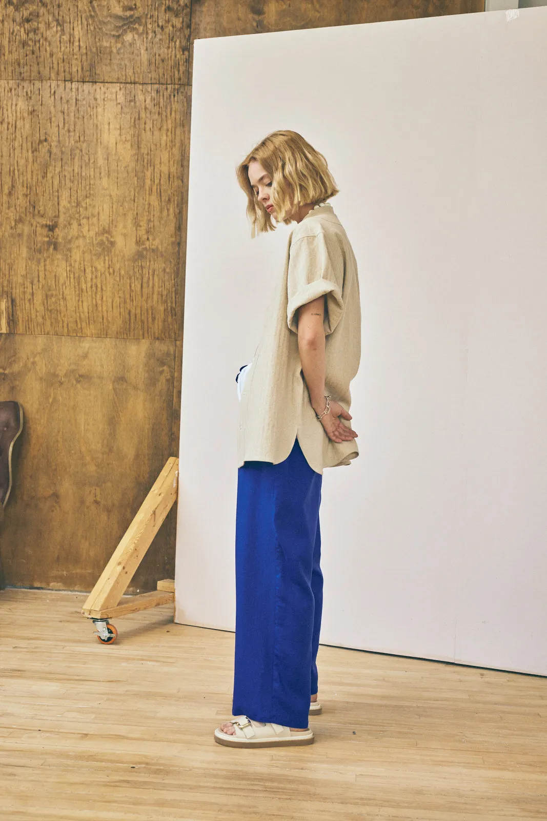 Drawstring Trouser - Lapis sold by Devlyn van Loon product image thumbnail 5