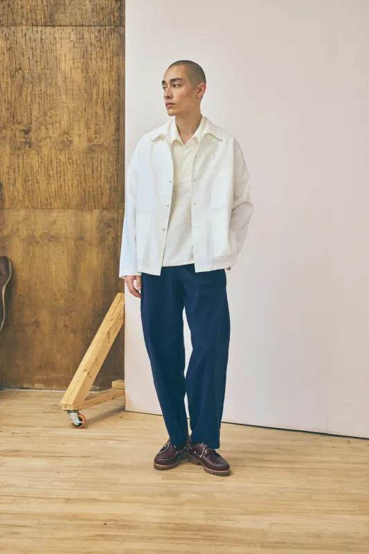 Work Trouser - Navy Oxford made by Devlyn van Loon