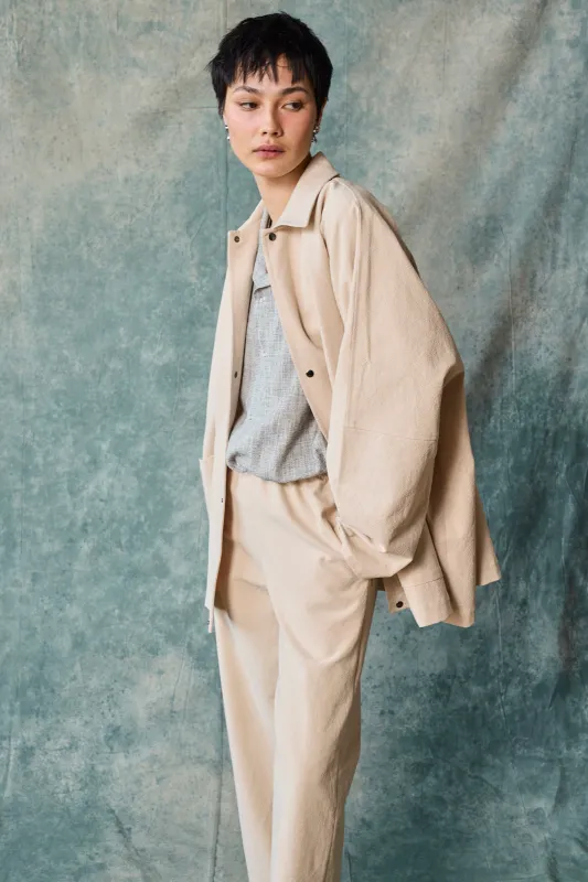 Column Pant - Milk Tea made by Devlyn van Loon