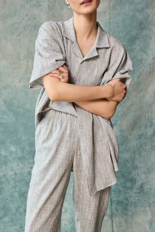 Column Pant - Oyster made by Devlyn van Loon