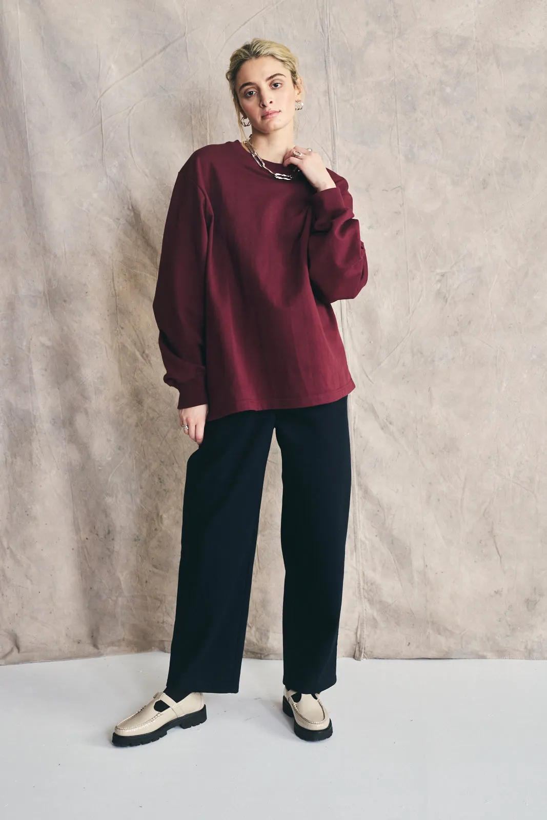 Unisex Crewneck Sweatshirt - Cranberry sold by Devlyn van Loon product image thumbnail 2