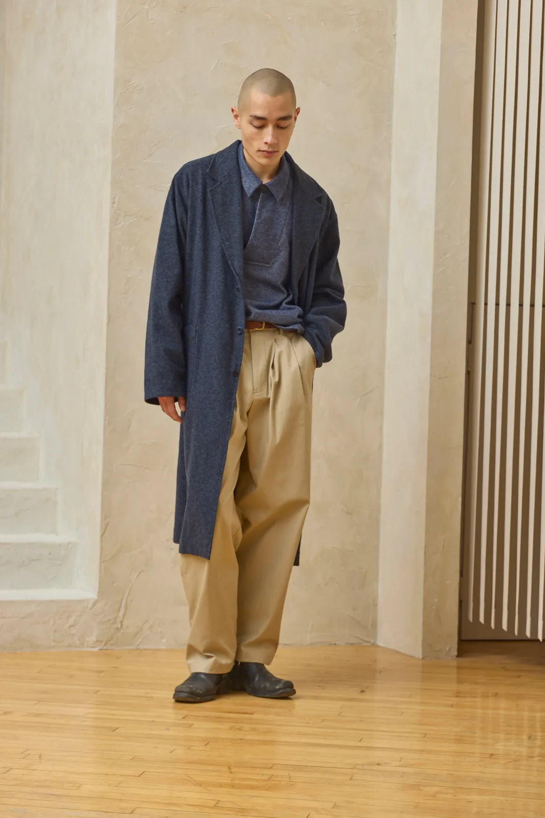 Relaxed Overcoat - Blue Mix Preorder sold by Devlyn van Loon product image thumbnail 3