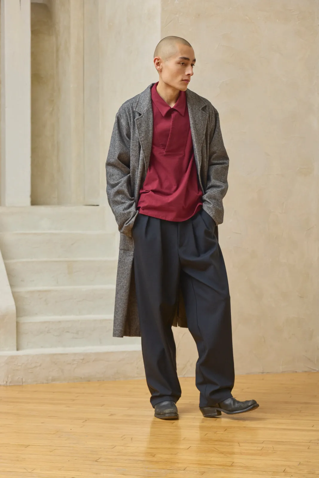 Relaxed Overcoat - Grey Mix Preorder sold by Devlyn van Loon product image thumbnail 3