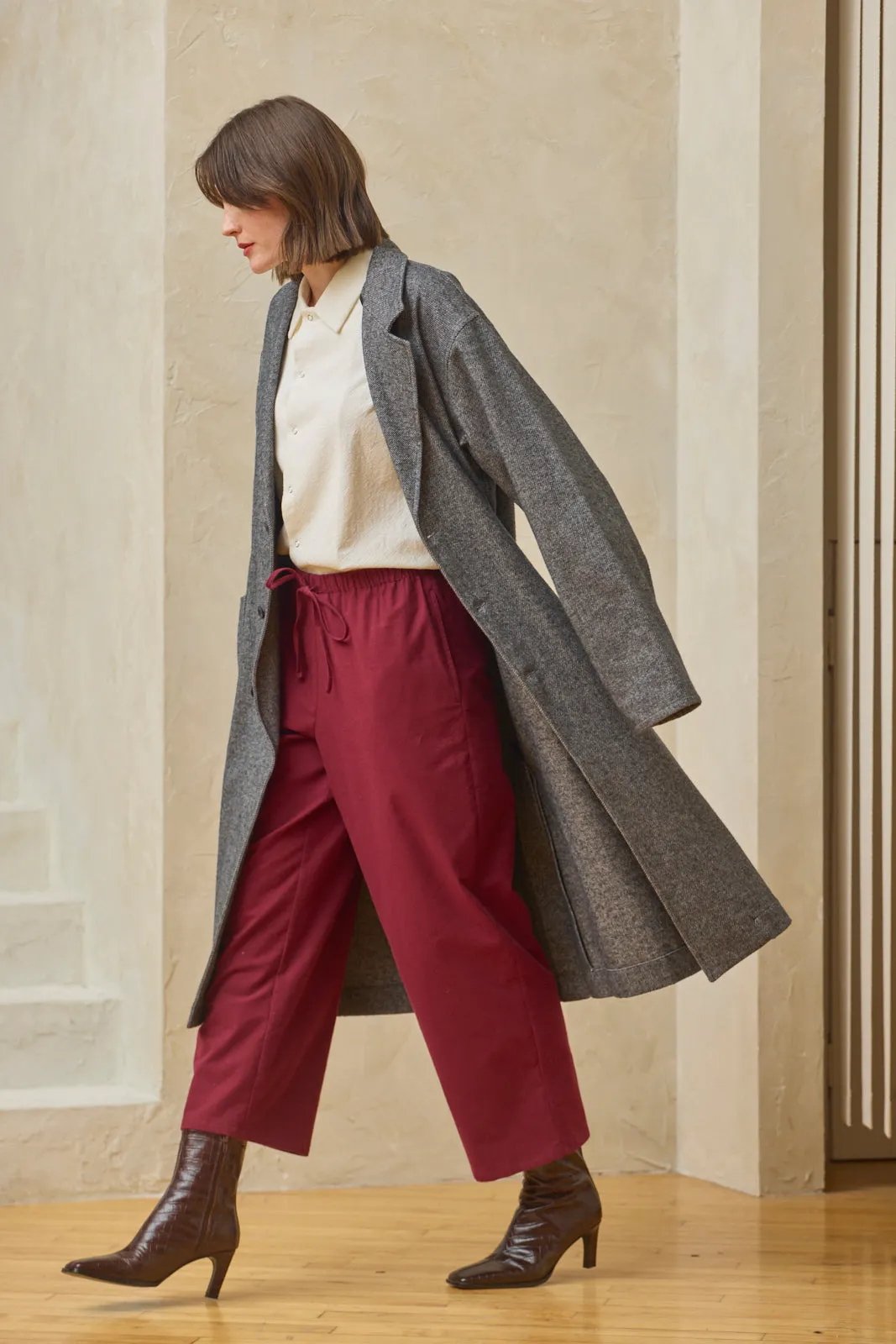 Relaxed Overcoat - Grey Mix Preorder sold by Devlyn van Loon product image thumbnail 4