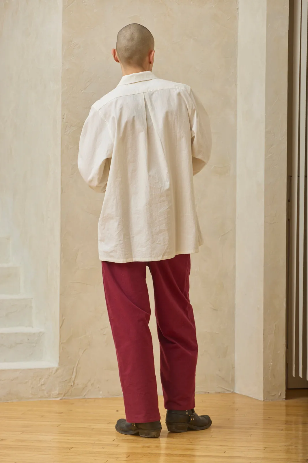 Oversized Snap Shirt - Salt Preorder sold by Devlyn van Loon product image thumbnail 2
