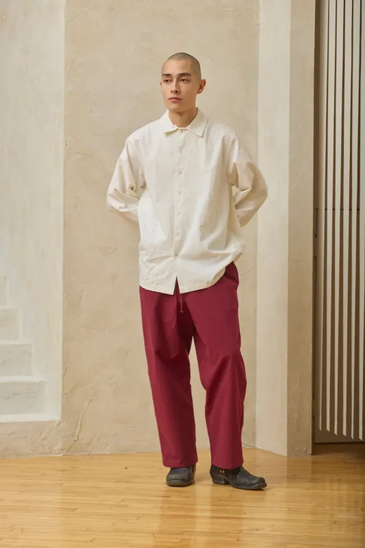 Oversized Snap Shirt - Salt Preorder made by Devlyn van Loon
