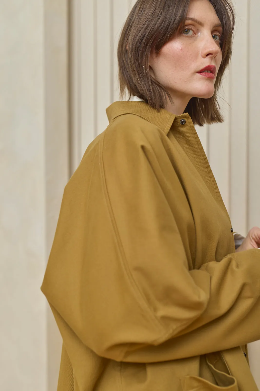 Oversized Shirt Jacket - Wheat Pre-order sold by Devlyn van Loon product image thumbnail 2