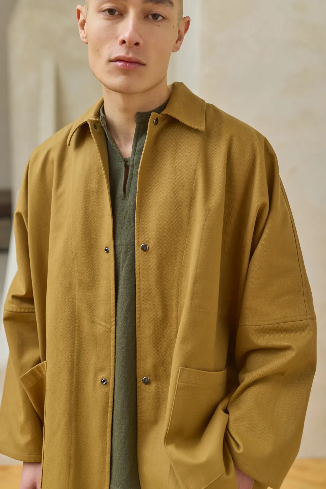 Oversized Shirt Jacket - Wheat Pre-order sold by Devlyn van Loon