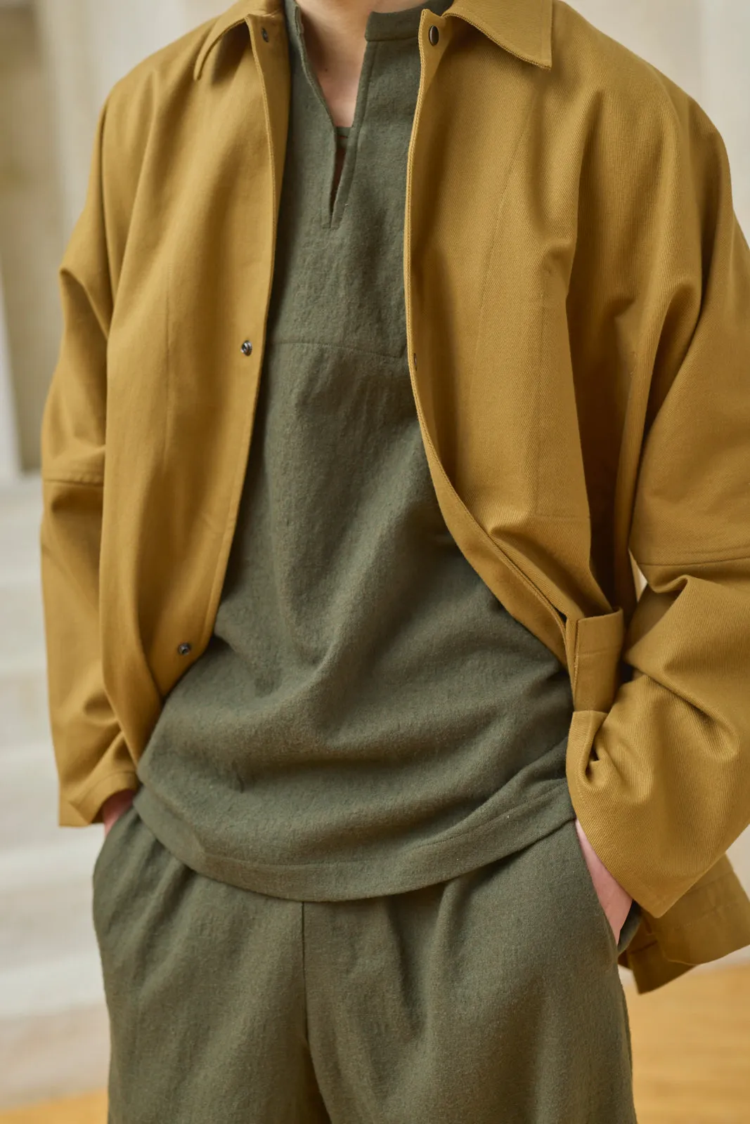 Oversized Shirt Jacket - Wheat Pre-order sold by Devlyn van Loon product image thumbnail 3
