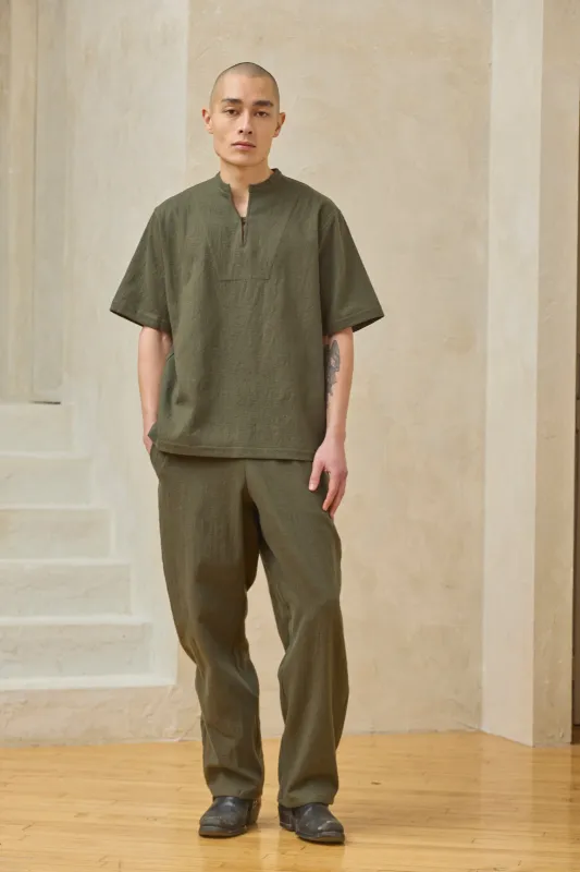 Fisherman T-Shirt - Deep Moss made by Devlyn van Loon