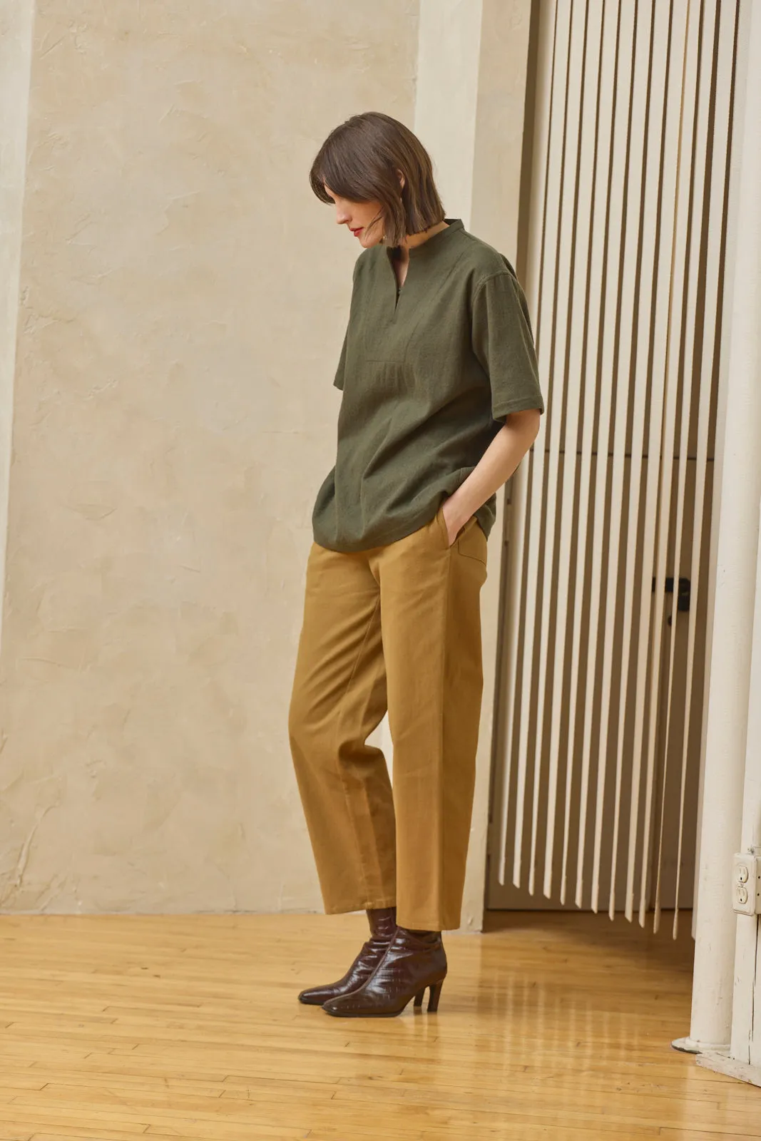 Fisherman T-Shirt - Deep Moss sold by Devlyn van Loon product image thumbnail 4