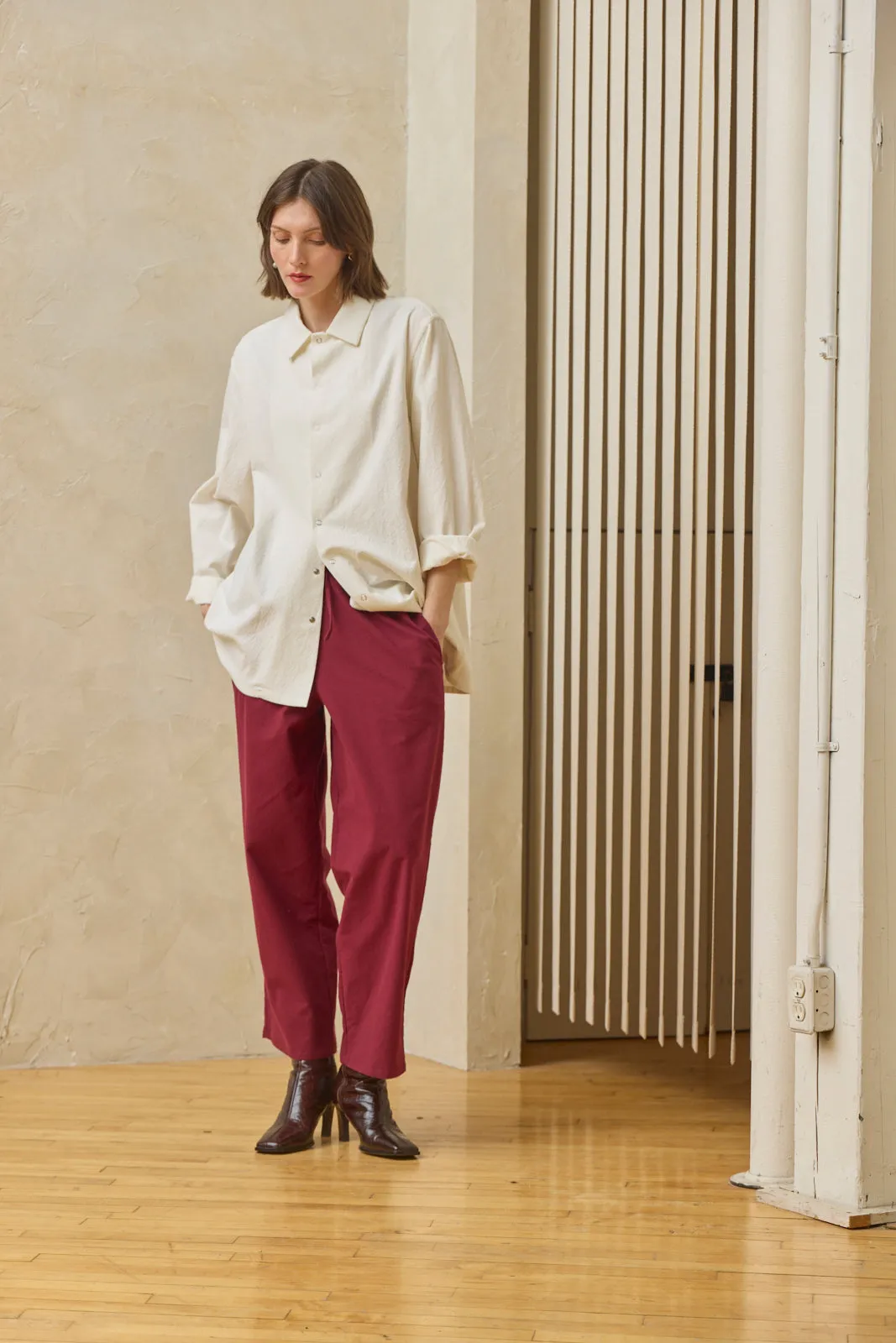 Oversized Snap Shirt - Off-White sold by Devlyn van Loon product image thumbnail 4