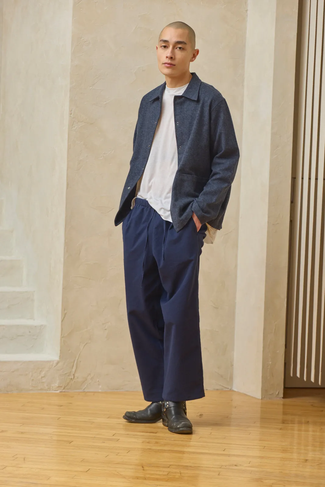Drawstring Trouser - Ink Blue sold by Devlyn van Loon product image thumbnail 5