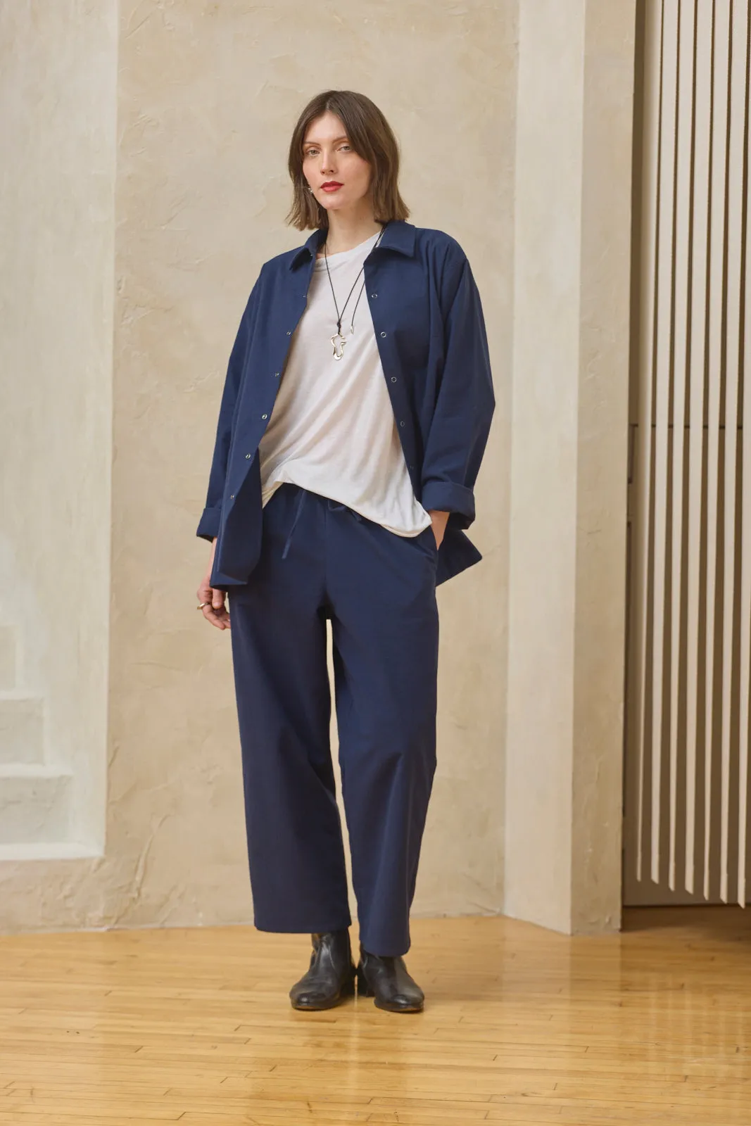 Drawstring Trouser - Ink Blue sold by Devlyn van Loon product image thumbnail 2