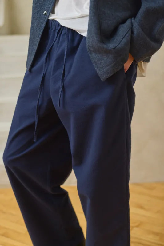 Drawstring Trouser - Ink Blue made by Devlyn van Loon