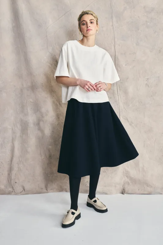 Woven T-Shirt - Parchment made by Devlyn van Loon