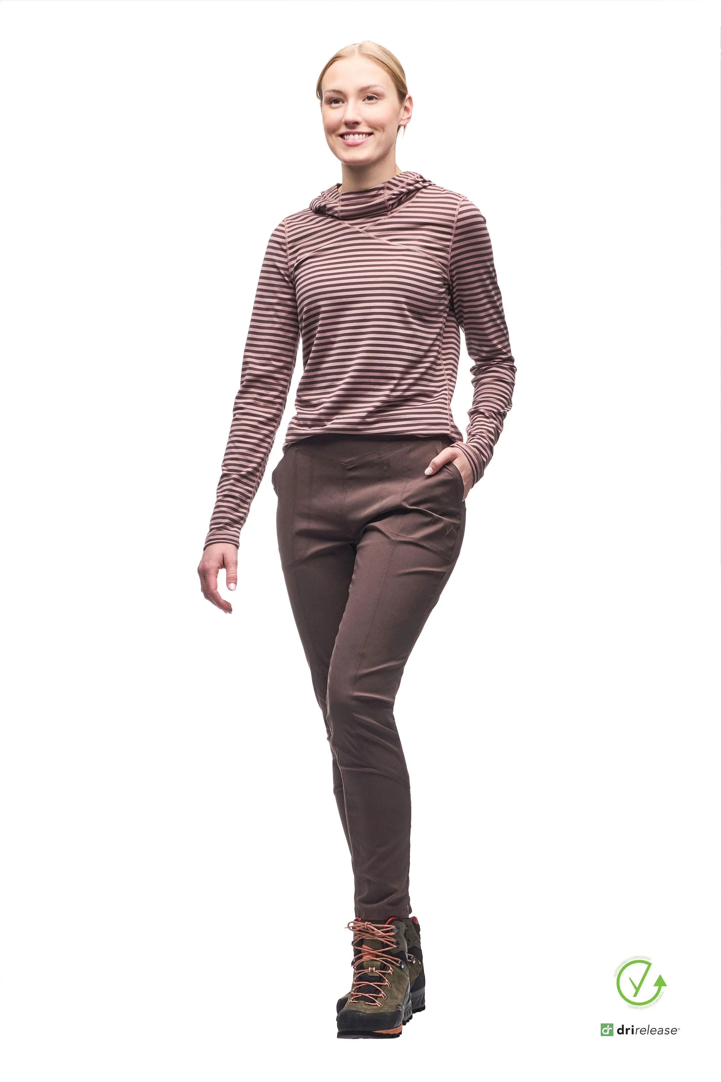 TULUM LONG SLEEVE HOODED SHIRT sold by Indyeva product image thumbnail 2