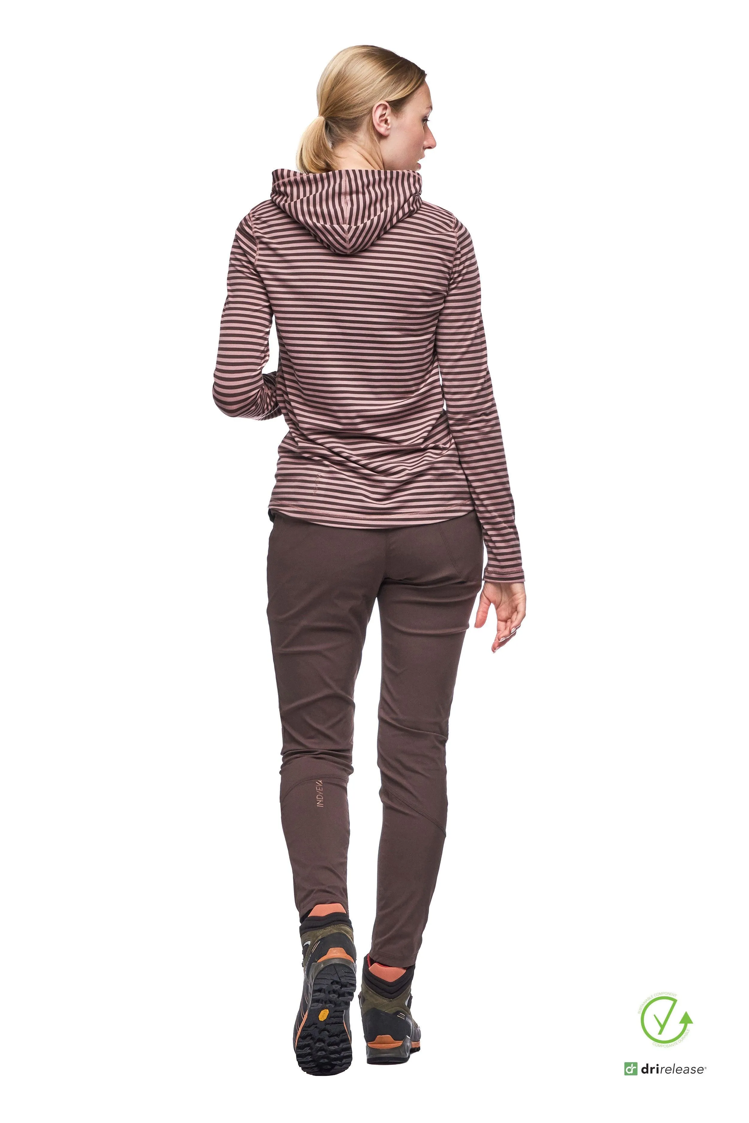 TULUM LONG SLEEVE HOODED SHIRT sold by Indyeva product image thumbnail 3