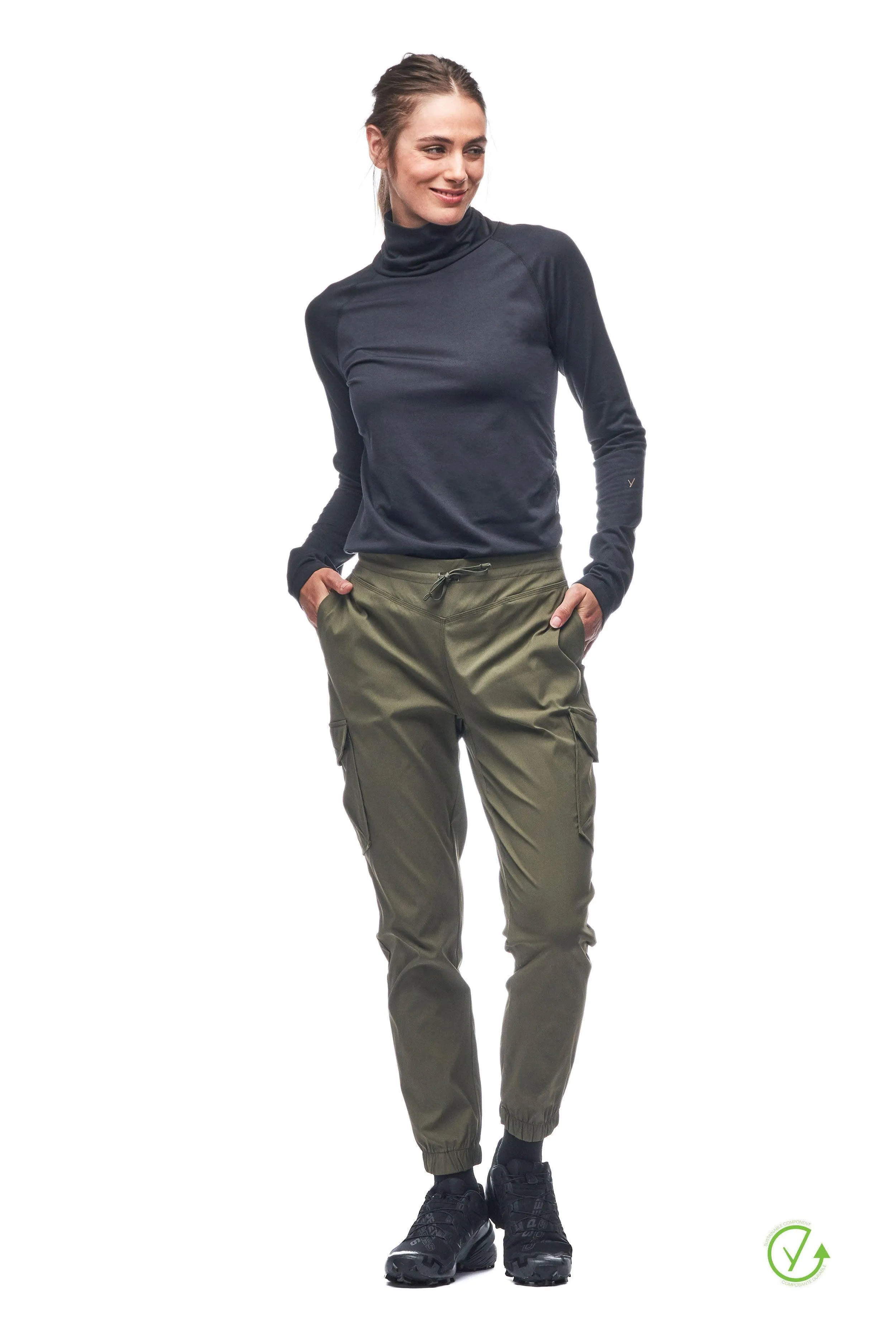 RIGA LONG SLEEVE TURTLENECK SHIRT sold by Indyeva product image thumbnail 2