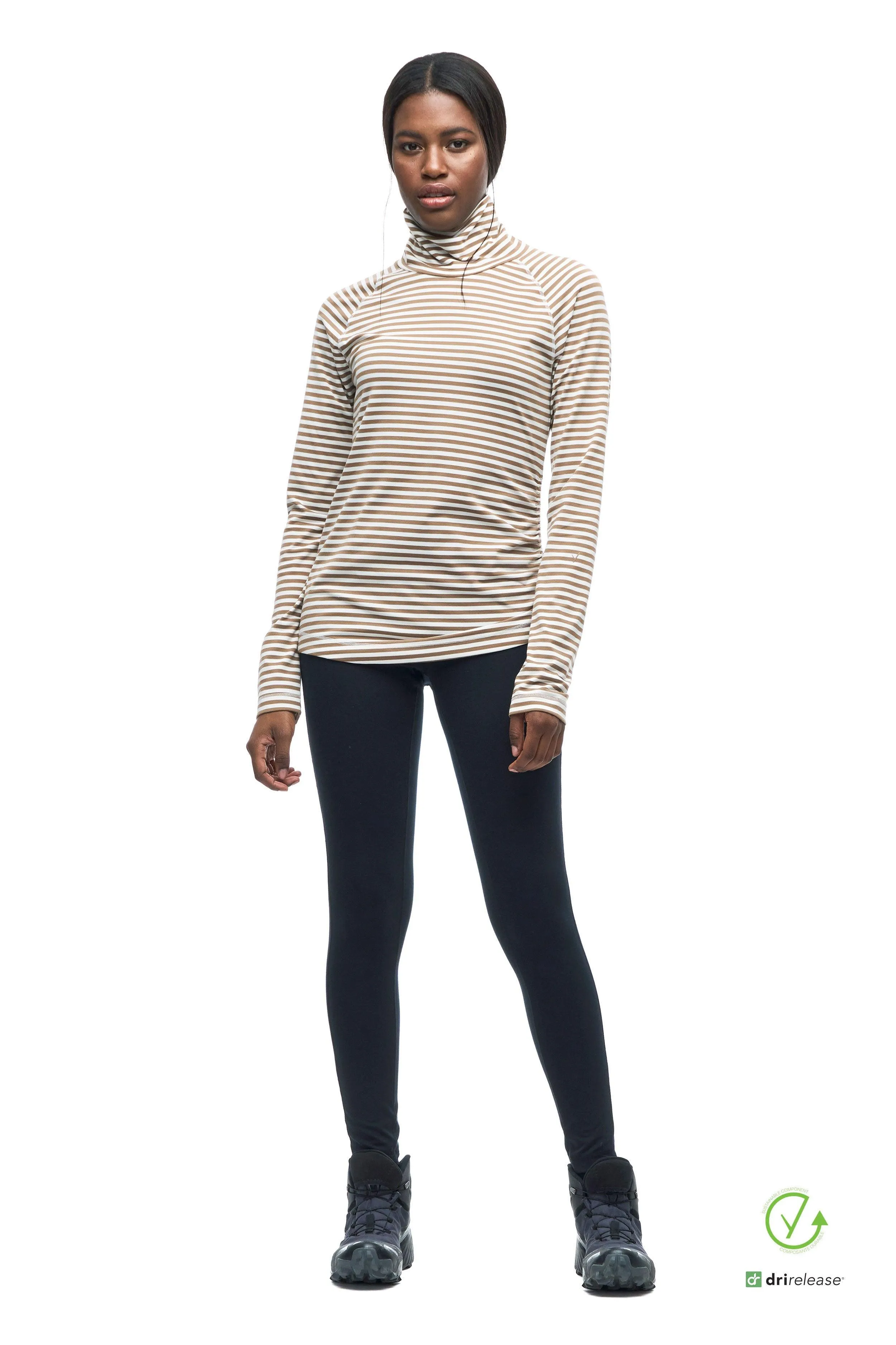 RIGA LONG SLEEVE TURTLENECK SHIRT sold by Indyeva product image thumbnail 4