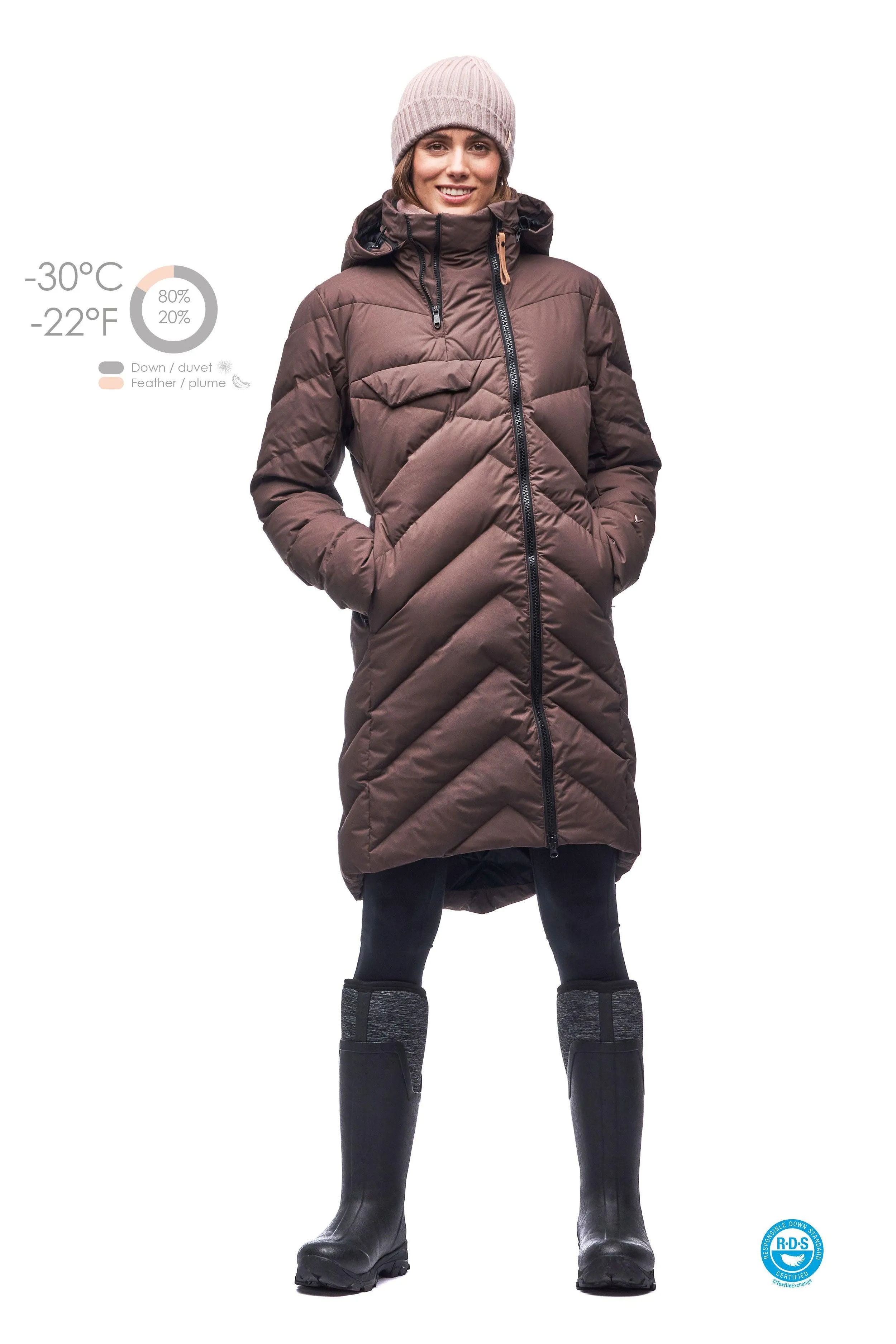 LEGGERO QUILTED DOWN BLEND PARKA sold by Indyeva product image thumbnail 3
