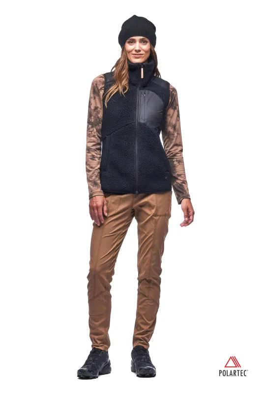 CORDERO FULL-ZIP SLEEVELESS VEST sold by Indyeva
