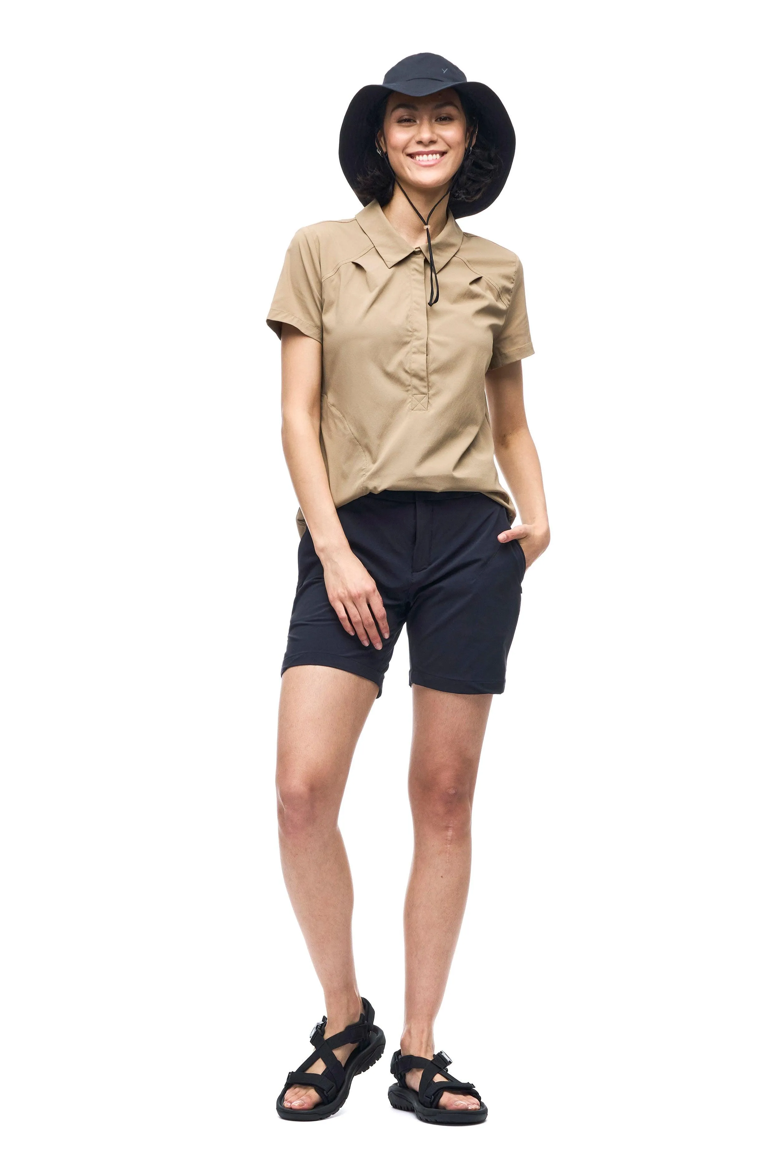 Short Sleeve Button Shirt JAZDA III sold by Indyeva product image thumbnail 4