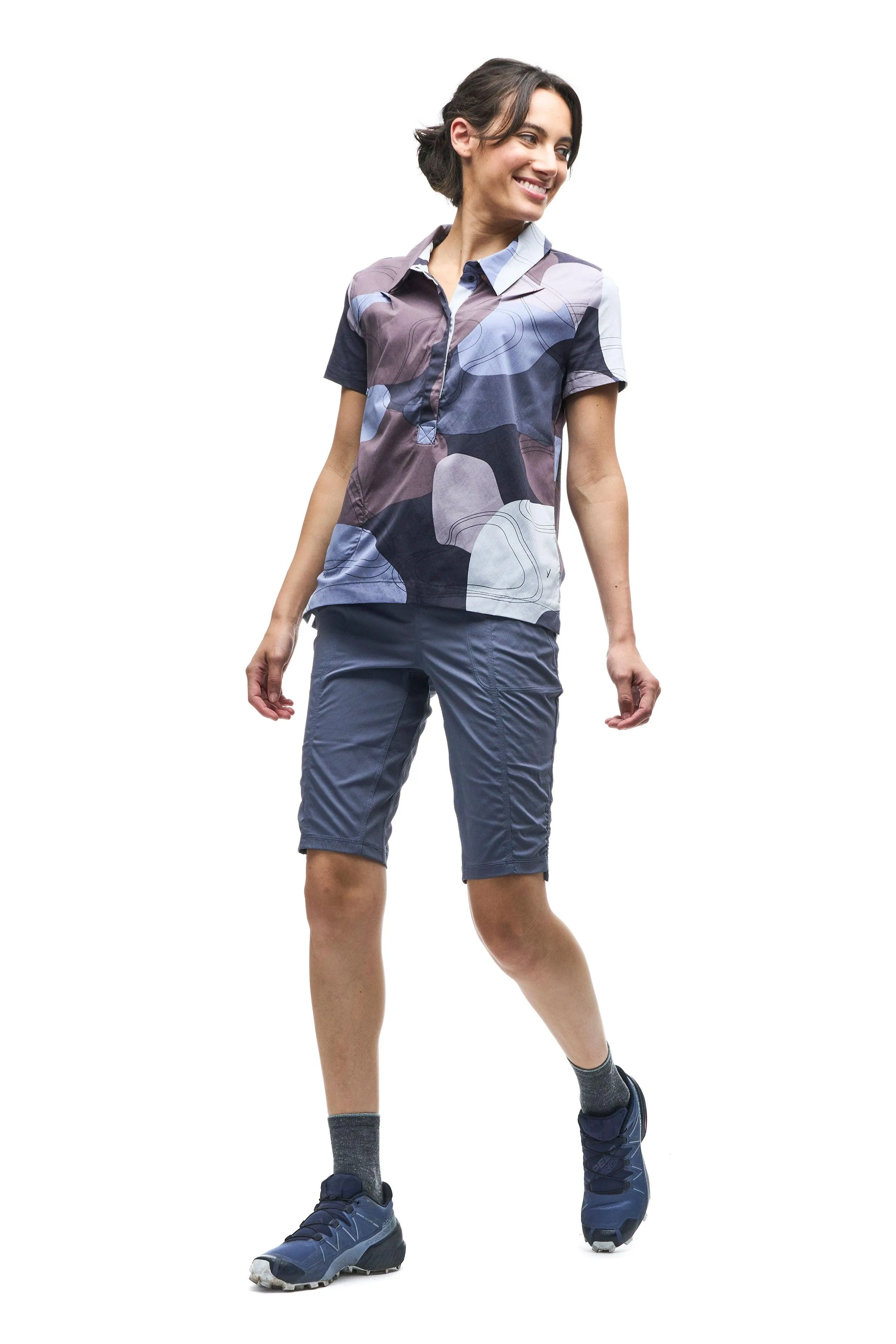 Short Sleeve Button Shirt JAZDA III sold by Indyeva product image thumbnail 3