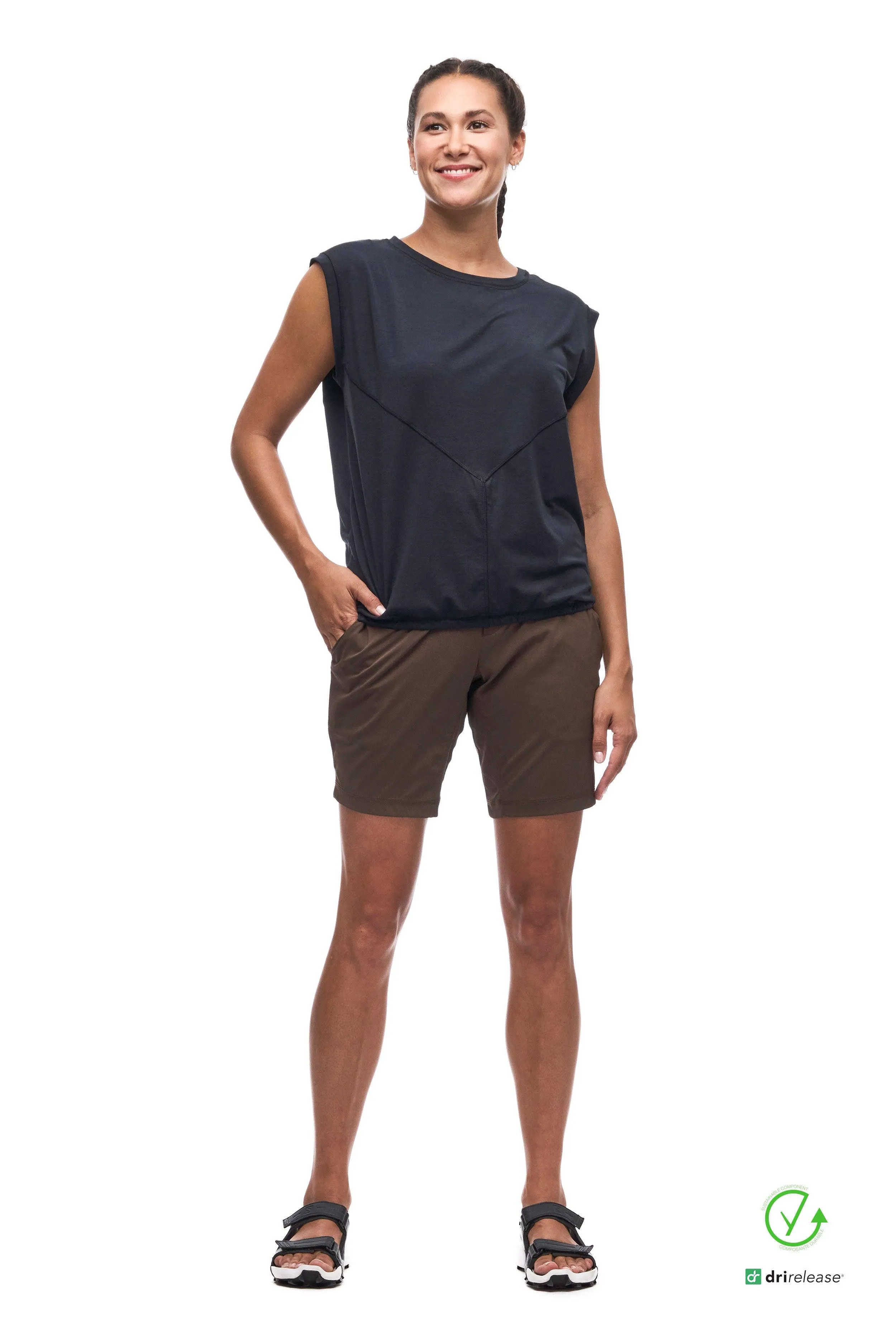Sleeveless Crew Neck Top GOMA LT sold by Indyeva
