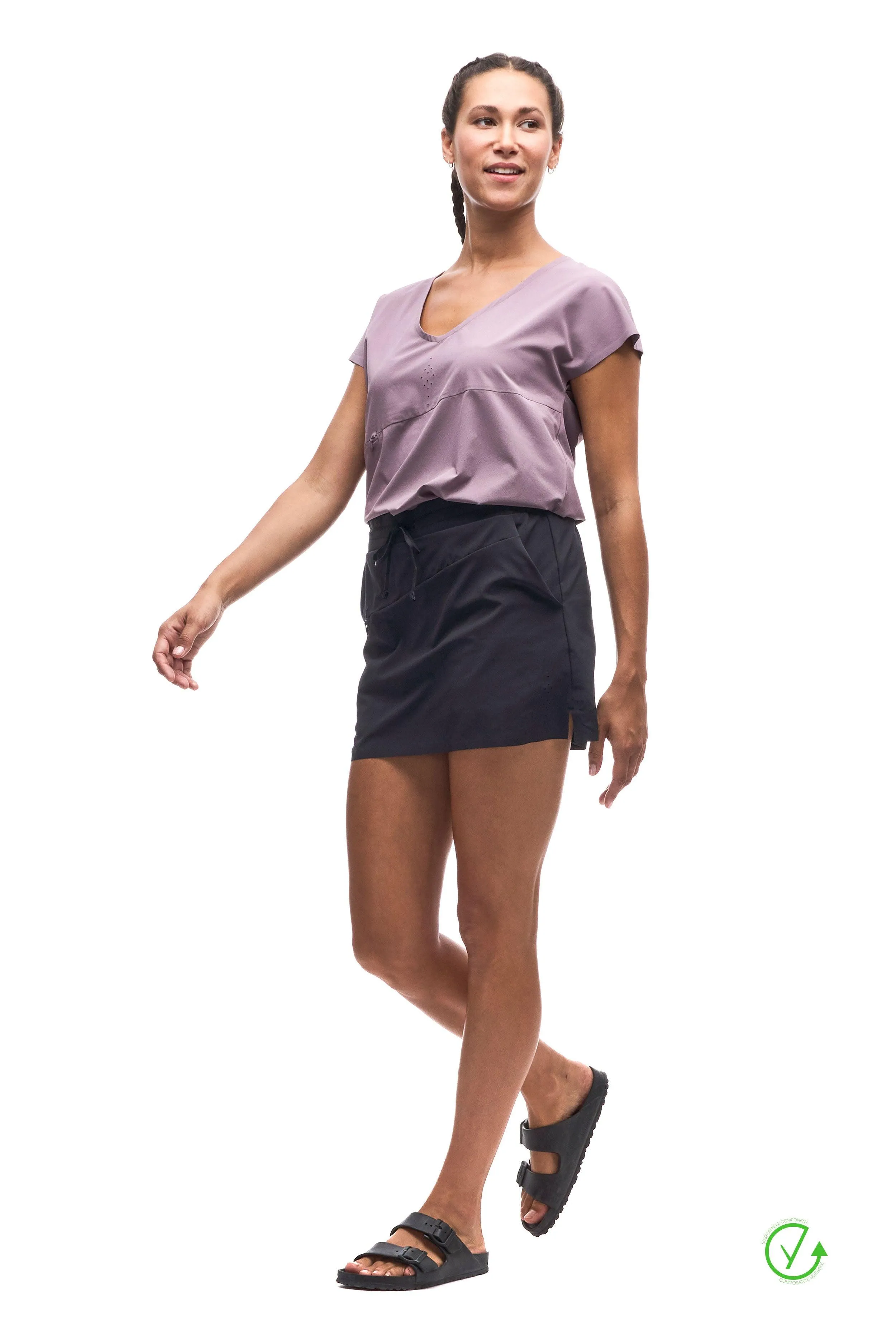 Regular Waist Skort ALOKAYA sold by Indyeva product image thumbnail 3