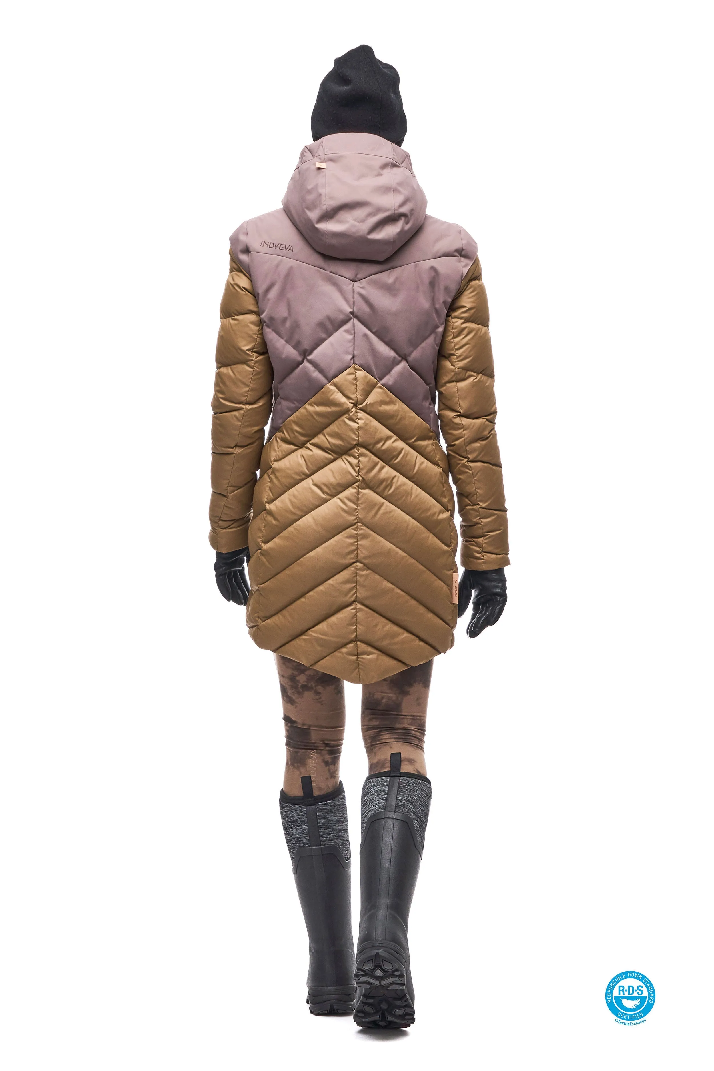 AYABA MIX QUILTED DOWN BLEND COAT sold by Indyeva product image thumbnail 2