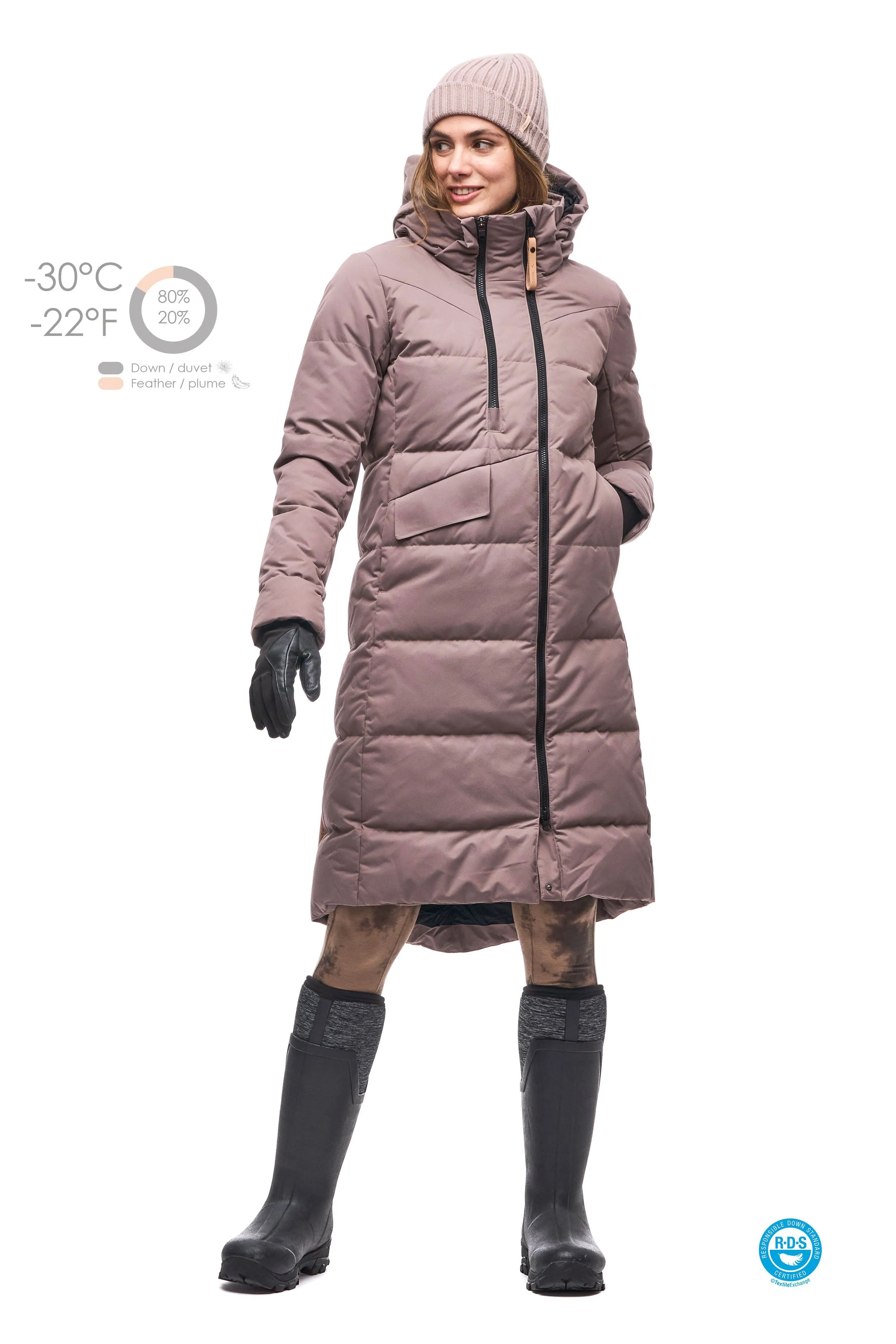 MACO QUILTED DOWN BLEND PARKA sold by Indyeva product image thumbnail 4