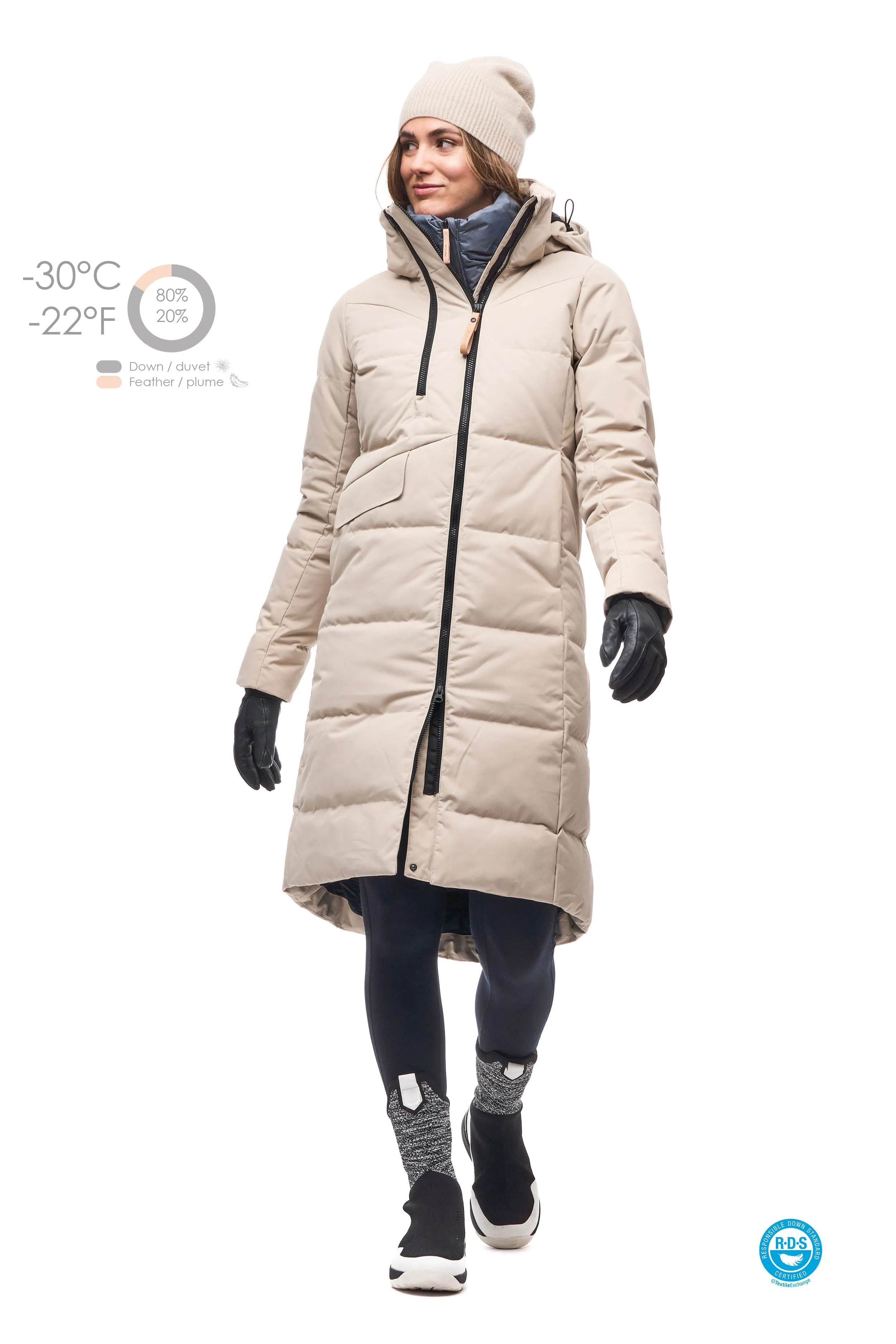 MACO QUILTED DOWN BLEND PARKA sold by Indyeva