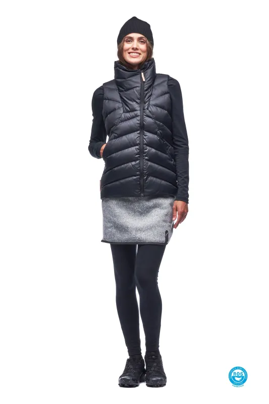 PAPLUMA DOWN INSULATED FULL-ZIP VEST sold by Indyeva