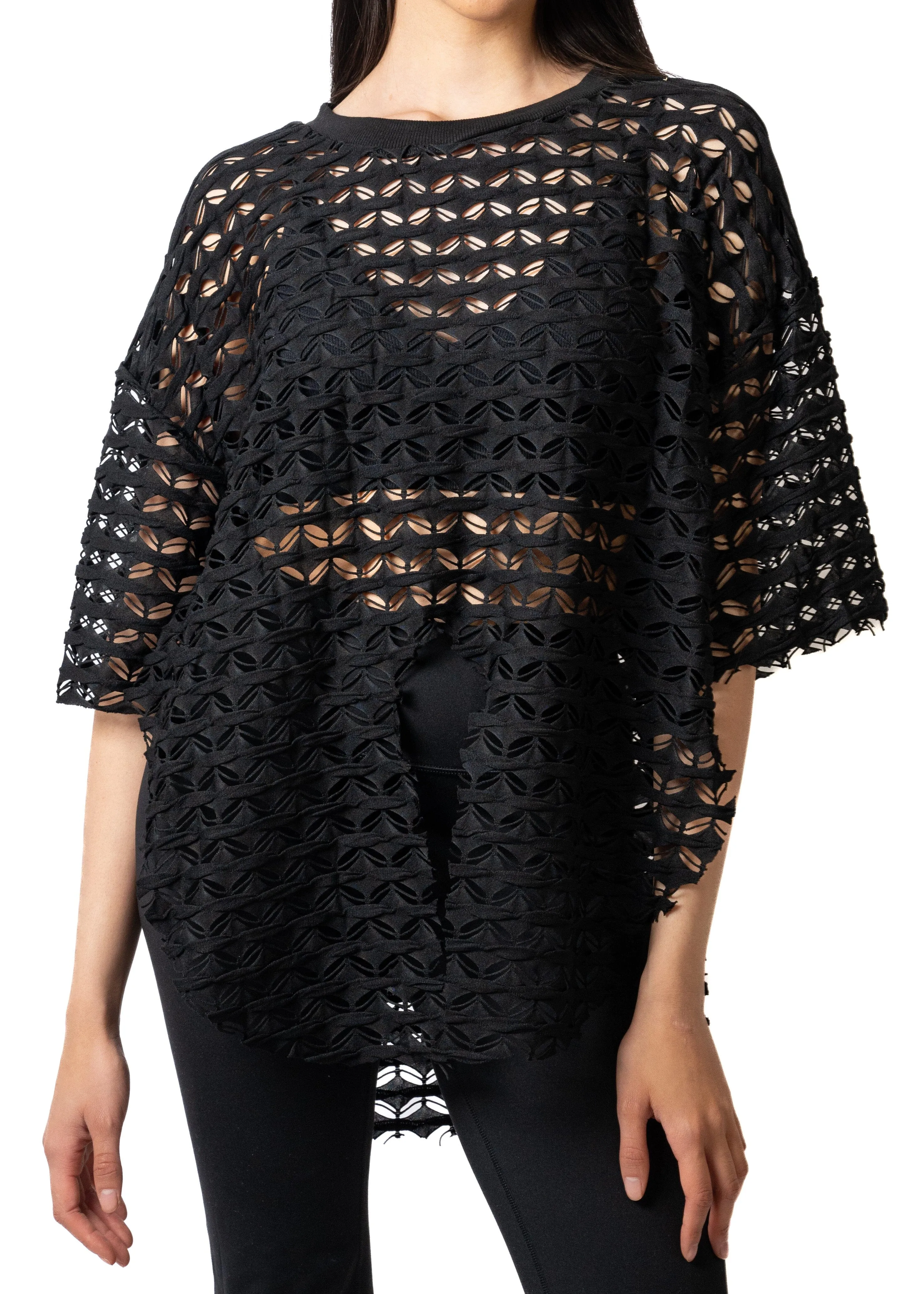 Crochet Asymmetrical Tee sold by Kate Hewko product image thumbnail 5