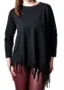 Tassel Hem Crew Tee sold by Kate Hewko