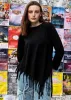 Tassel Hem Crew Tee sold by Kate Hewko