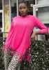 Tassel Hem Crew Tee sold by Kate Hewko