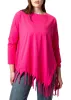 Tassel Hem Crew Tee sold by Kate Hewko