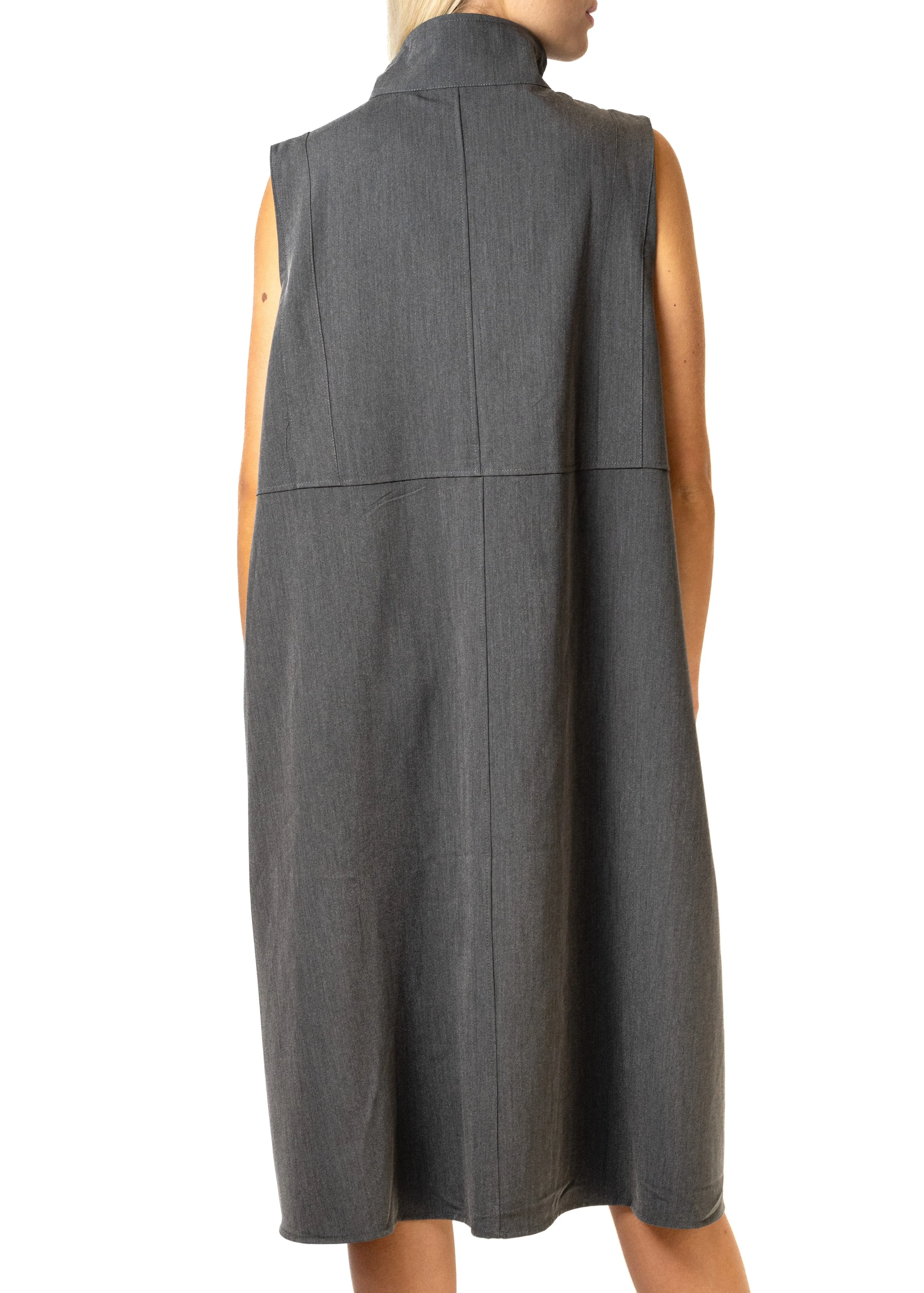 Long Mock Neck Utility Vest sold by Kate Hewko product image thumbnail 5