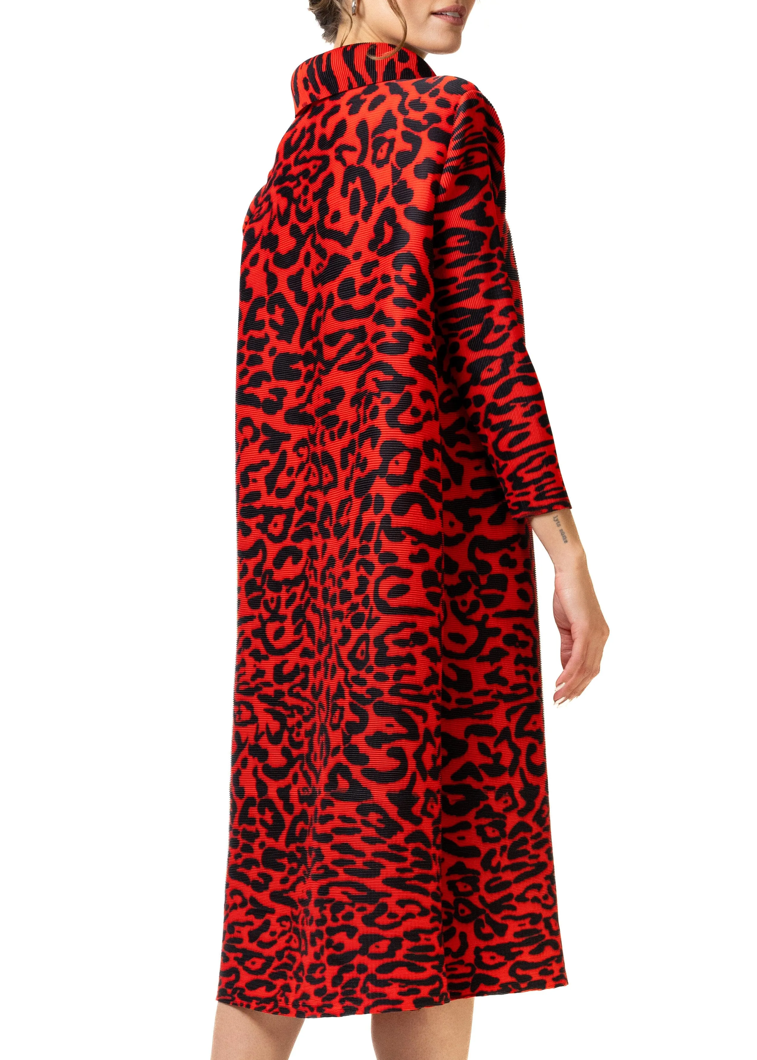 Leopard Glam Shirt Dress sold by Kate Hewko product image thumbnail 5