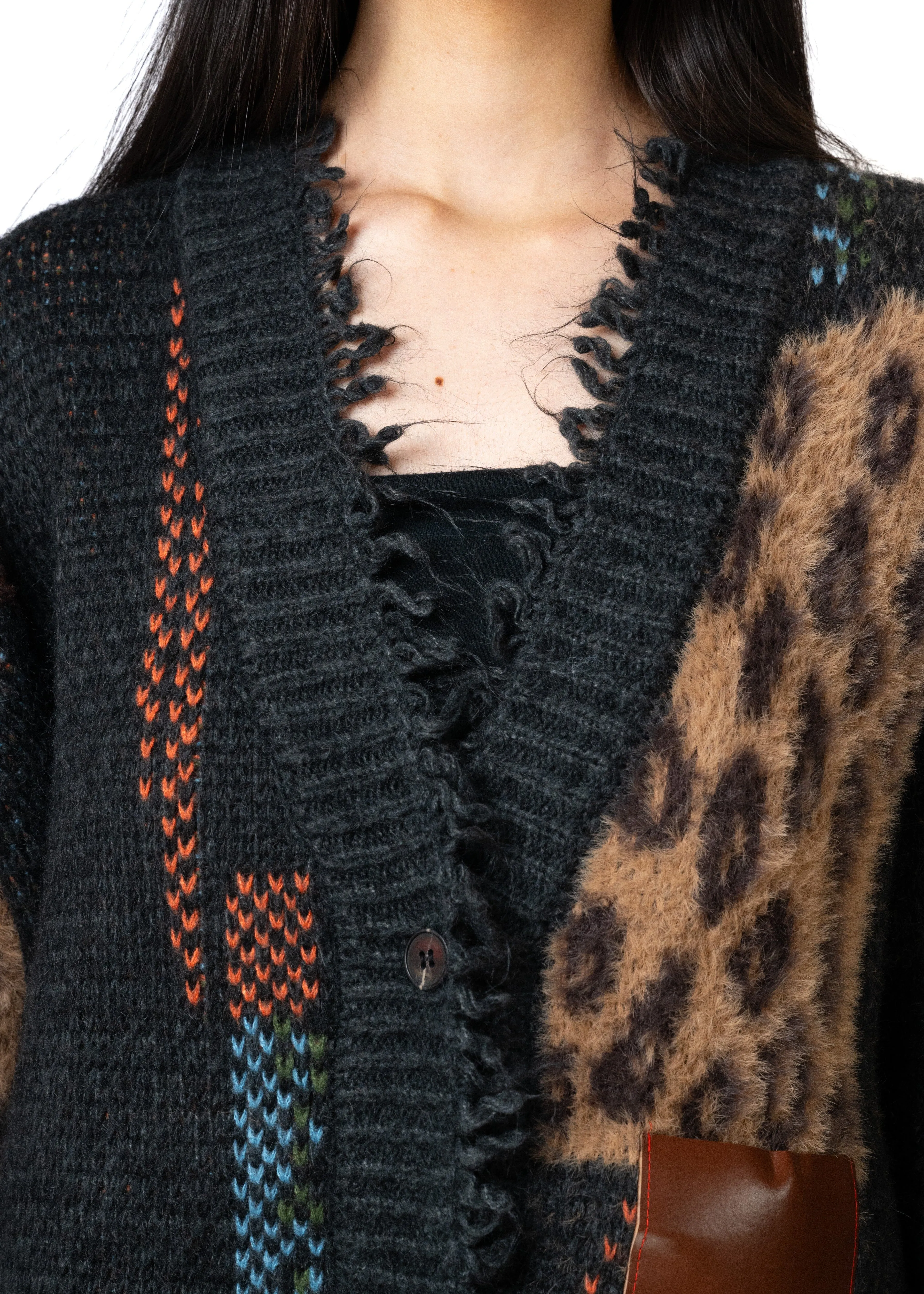 Distressed Trim Patched Sweater sold by Kate Hewko product image thumbnail 4