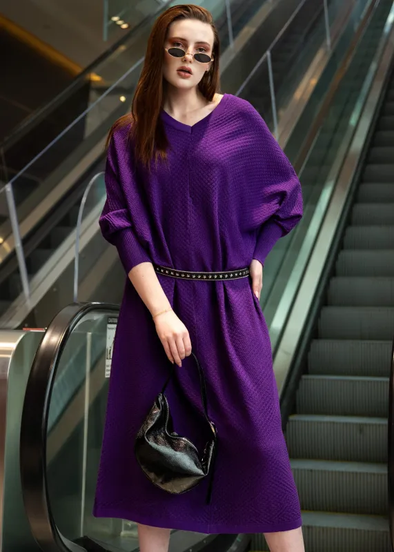 Textured Checker Sweater Dress sold by Kate Hewko