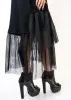 Tulle Trim Sweater Dress sold by Kate Hewko