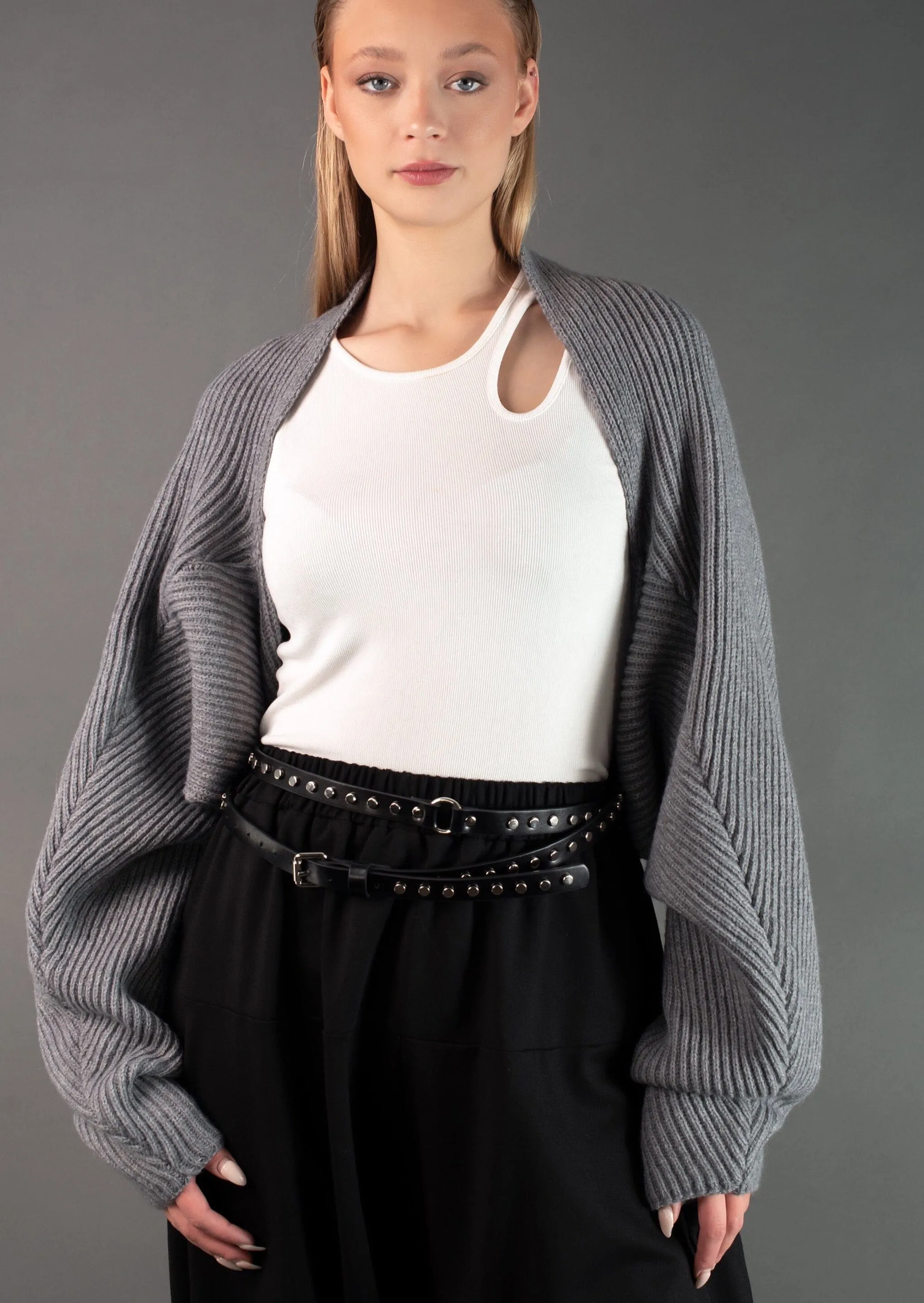 Chunky Knit Shrug sold by Kate Hewko product image thumbnail 2